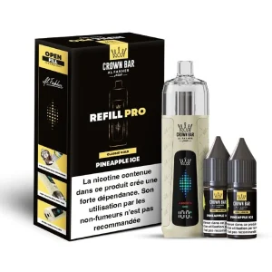 Al Fakher Crown Bar Refill Pro 30K — Pineapple Ice – produit officiel Al Fakher