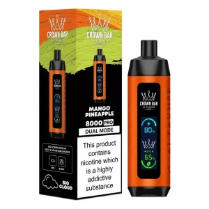 Al Fakher Crown Bar 8K Pro — Mango Pineapple – produit officiel Al Fakher