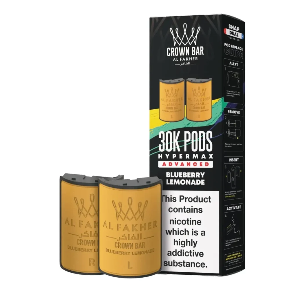 Cartouche Al Fakher Crown Bar 30K Hyper Max Advanced - Blueberry Lemonade Blueberry Lemonade
