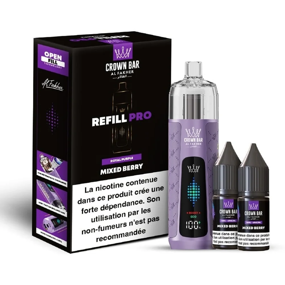 Al Fakher Crown Bar Refill Pro 30K Mixed Berry Mixed Berry