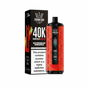 Al Fakher Crown Bar 40K Mega Max — Watermelon Pineapple – produit officiel Al Fakher