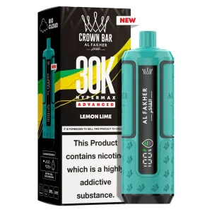 Al Fakher Crown Bar 30K Hyper Max Advanced — Lemon Lime – produit officiel Al Fakher