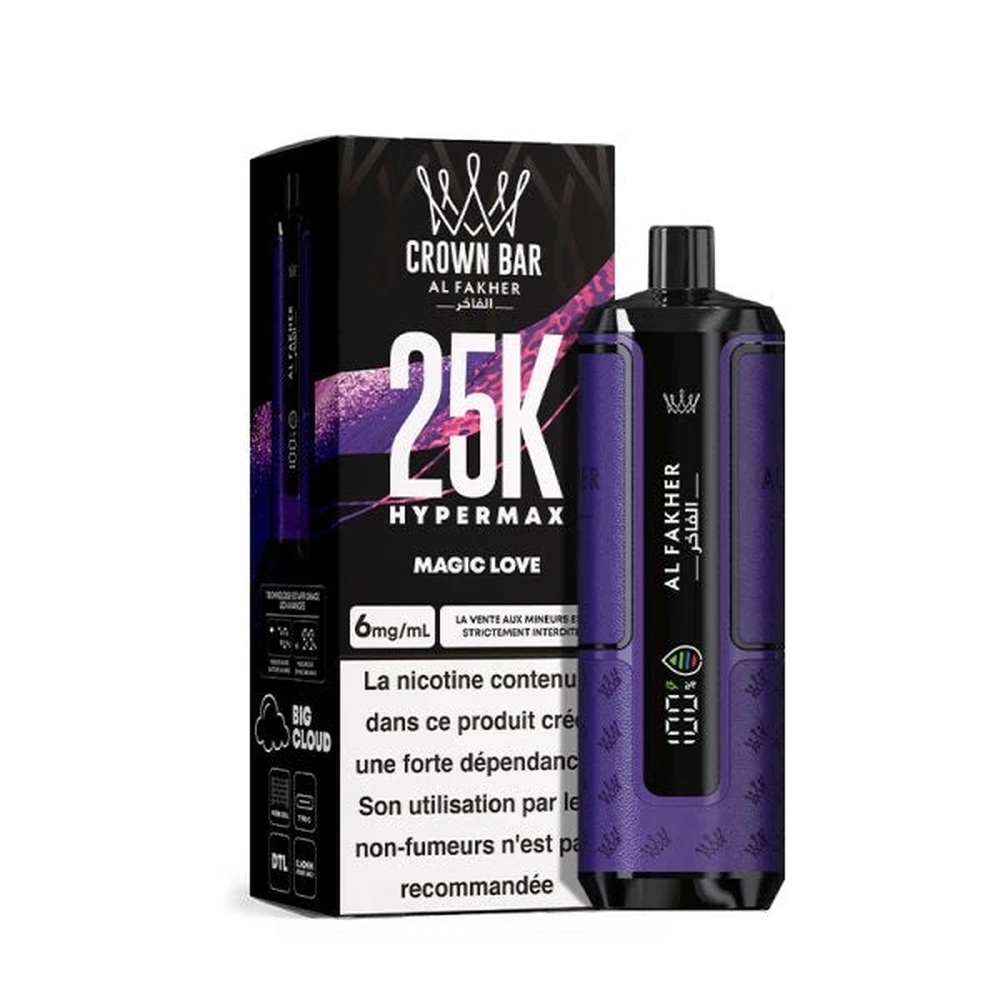 Al Fakher Crown Bar 25K Hyper Max — Magic Love Magic Love