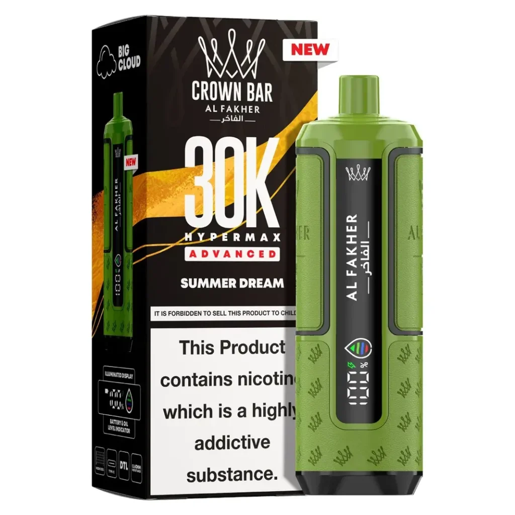 Al Fakher Crown Bar 30K Hyper Max Advanced — Summer Dream Summer Dream