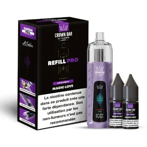 Al Fakher Crown Bar Refill Pro 30K — Magic Love – produit officiel Al Fakher
