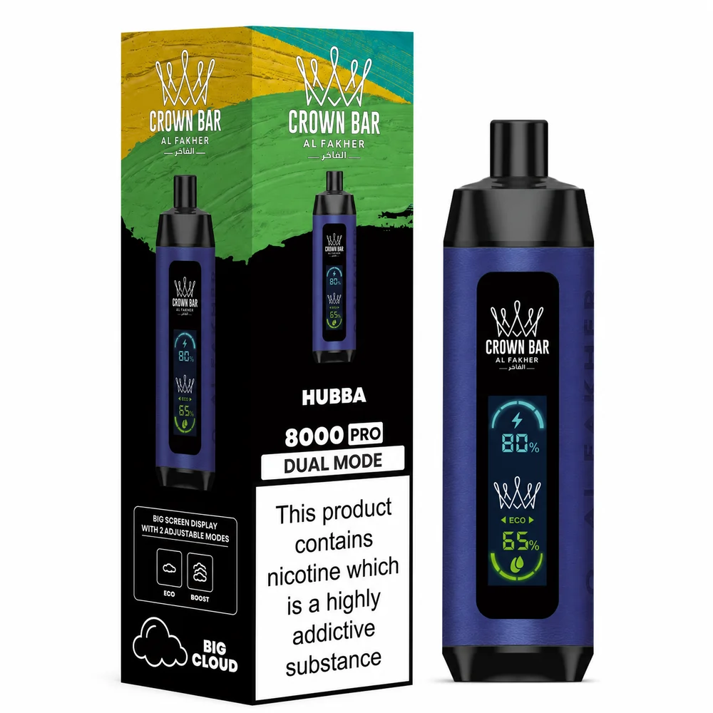 Al Fakher Crown Bar 8K Pro Hubba Hubba