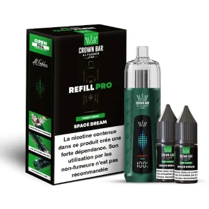 Al Fakher Crown Bar Refill Pro 30K — Space Dream – produit officiel Al Fakher
