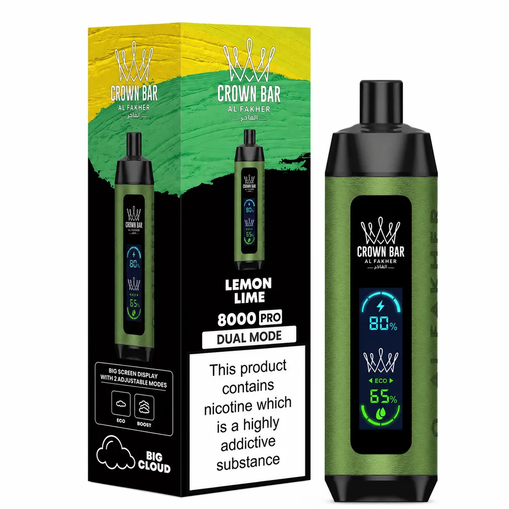 Al Fakher Crown Bar 8K Pro Lemon Lime Lemon Lime