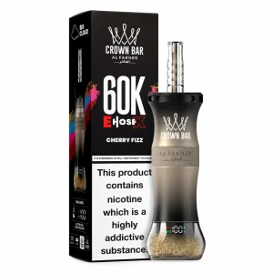 Al Fakher Crown Bar 60K E-Hose X — Cherry Fizz – produit officiel Al Fakher