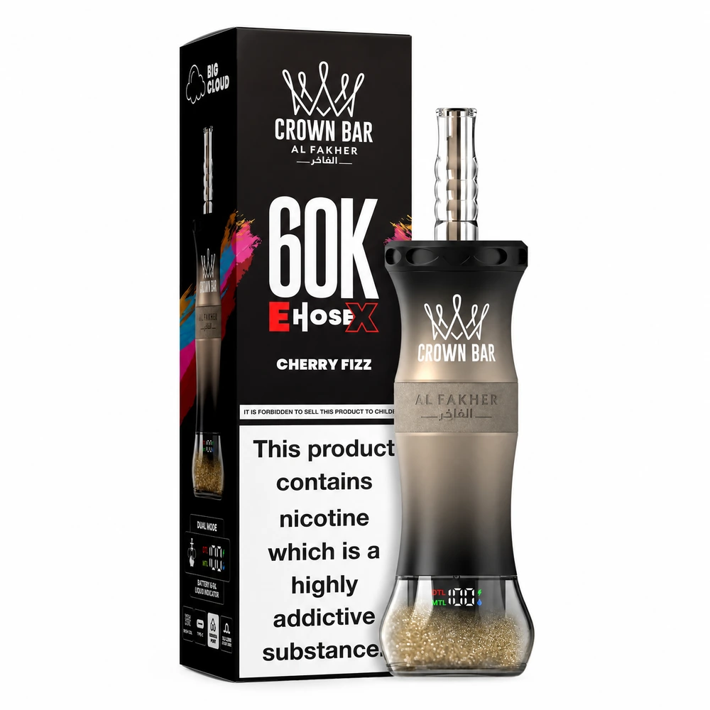 Al Fakher Crown Bar 60K E-Hose X — Cherry Fizz Cherry Fizz
