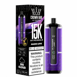 Al Fakher Crown Bar 15K Hyper Max — Magic Love – produit officiel Al Fakher