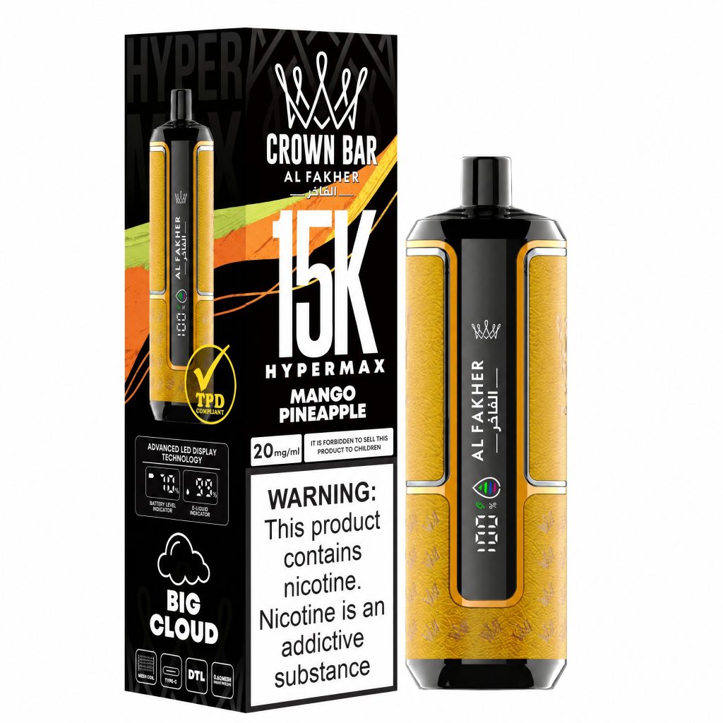 Al Fakher Crown Bar 15K Hyper Max - Mango Pineapple Mango Pineapple