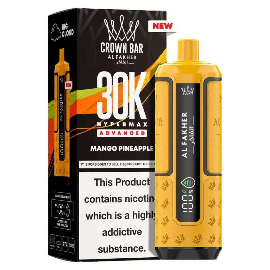 Al Fakher Crown Bar 30K Hyper Max Advanced — Mango Pineapple Mango Pineapple