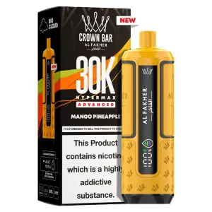 Al Fakher Crown Bar 30K Hyper Max Advanced — Mango Pineapple – produit officiel Al Fakher