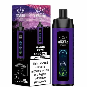 Al Fakher Crown Bar 8K Pro — Magic Love – produit officiel Al Fakher