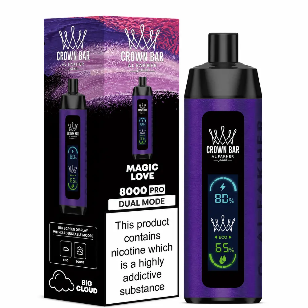 Al Fakher Crown Bar 8K Pro Magic Love Magic Love