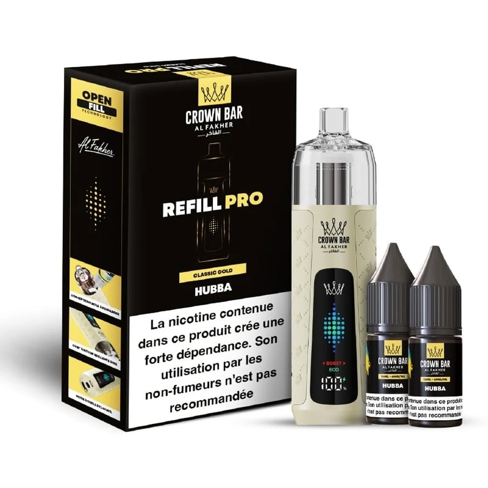 Al Fakher Crown Bar Refill Pro 30K Hubba Hubba