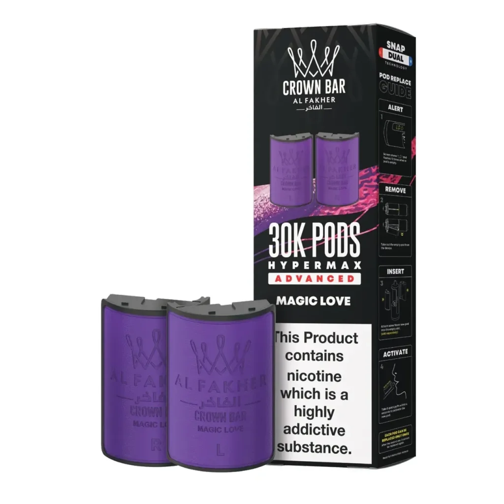 Cartouche Al Fakher Crown Bar 30K Hyper Max Advanced - Magic Love Magic Love