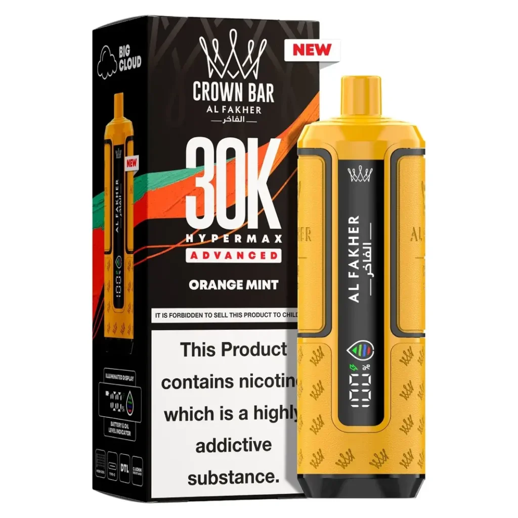 Al Fakher Crown Bar 30K Hyper Max Advanced — Orange Mint Orange Mint