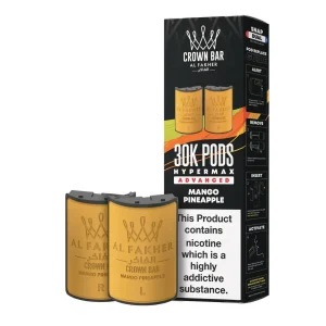 Cartouche Al Fakher Crown Bar 30K Hyper Max Advanced — Mango Pineapple – produit officiel Al Fakher