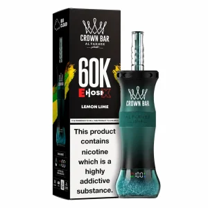 Al Fakher Crown Bar 60K E-Hose X — Lemon Lime – produit officiel Al Fakher