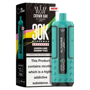 Al Fakher Crown Bar 30K Hyper Max Advanced — Lemon Lime Cherry Fizz – produit officiel Al Fakher