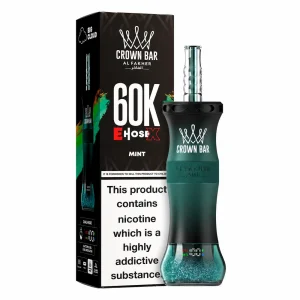 Al Fakher Crown Bar 60K E-Hose X — Mint – produit officiel Al Fakher
