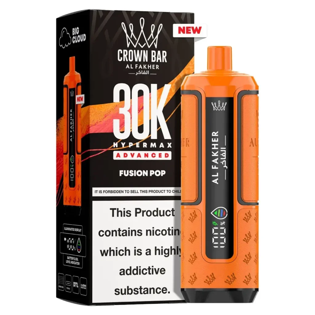 Al Fakher Crown Bar 30K Hyper Max Advanced — Fusion Pop Fusion Pop