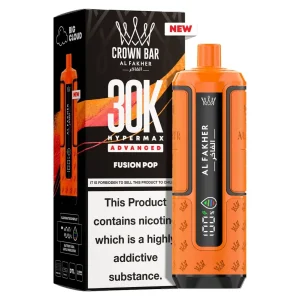 Al Fakher Crown Bar 30K Hyper Max Advanced — Fusion Pop – produit officiel Al Fakher