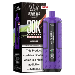 Al Fakher Crown Bar 30K Hyper Max Advanced — Lush Ice – produit officiel Al Fakher