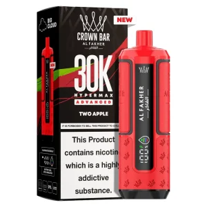Al Fakher Crown Bar 30K Hyper Max Advanced — Two Apple – produit officiel Al Fakher