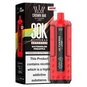 Al Fakher Crown Bar 30K Hyper Max Advanced — Watermelon Pineapple – produit officiel Al Fakher