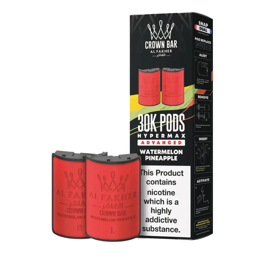 Cartouche Al Fakher Crown Bar 30K Hyper Max Advanced - Watermelon Pineapple Watermelon Pineapple