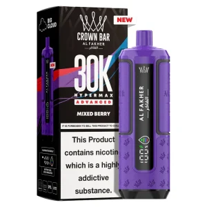 Al Fakher Crown Bar 30K Hyper Max Advanced — Mixed Berry – produit officiel Al Fakher