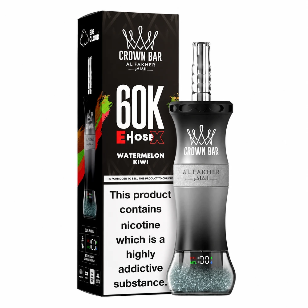 Al Fakher Crown Bar 60K E-Hose X — Watermelon Pineapple Watermelon Pineapple