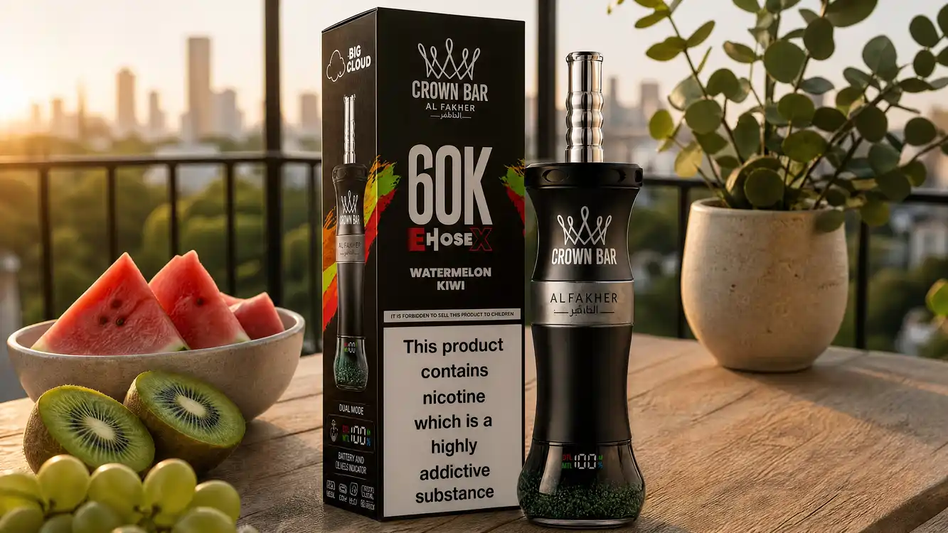 Al Fakher Crown Bar 60K E-Hose X