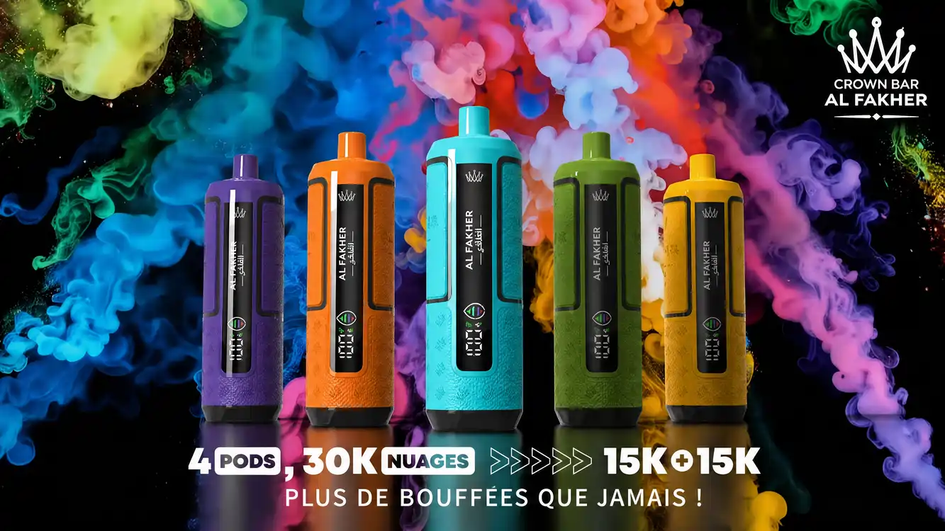 Al Fakher Crown Bar 30K Hyper Max Advanced